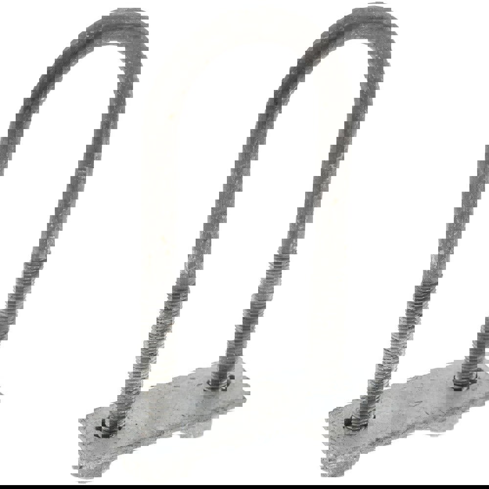 Round U-Bolt: With Mount Plate, 1/4-20 UNC, 1-1/4