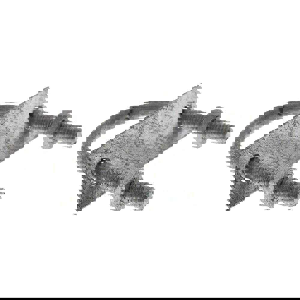 Round U-Bolt: With Mount Plate, 1/4-20 UNC, 1-3/8