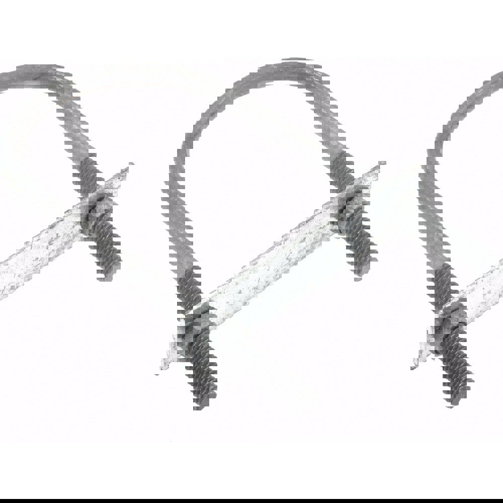 Round U-Bolt: With Mount Plate, 3/8-16 UNC, 3