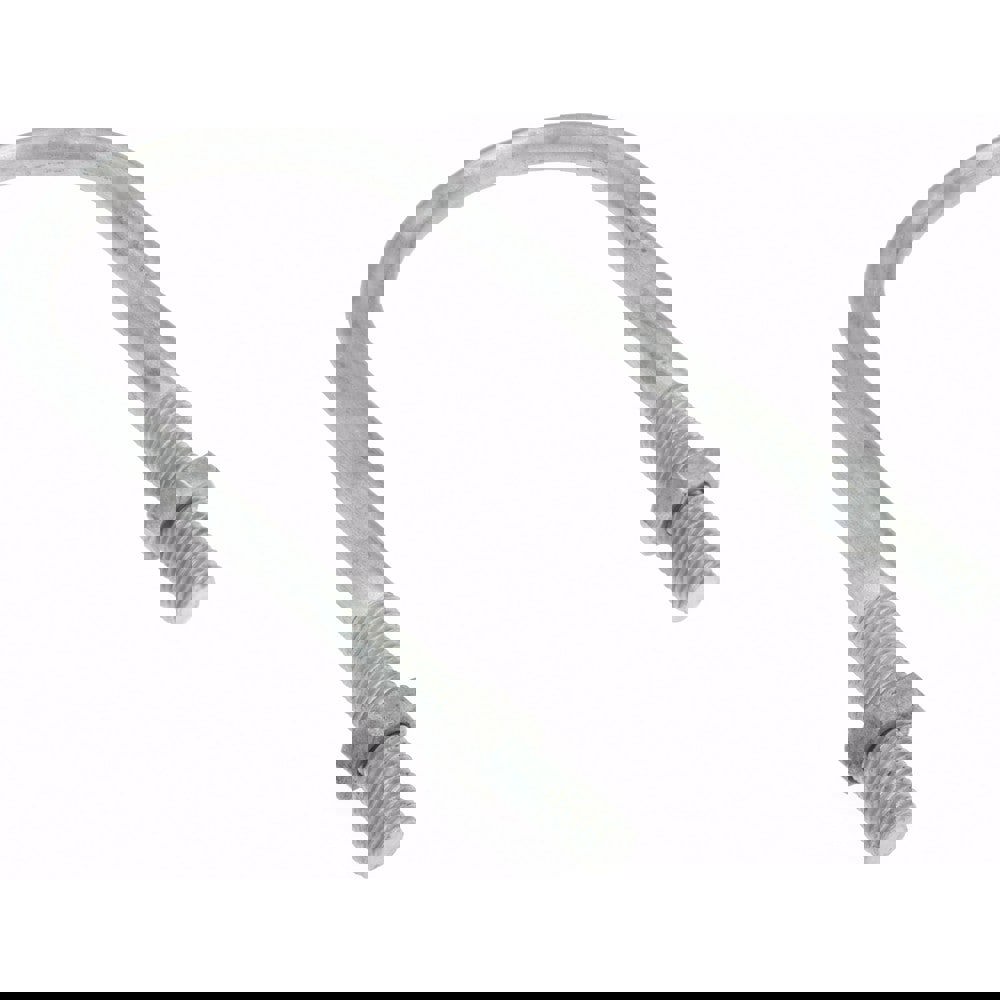 Round U-Bolt: With Mount Plate, 1/2-13 UNC, 3