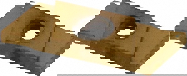 Cutoff Insert: GIE 7 GP 1.5 R N GOLD, Carbide, 1.5 mm Cutting Width