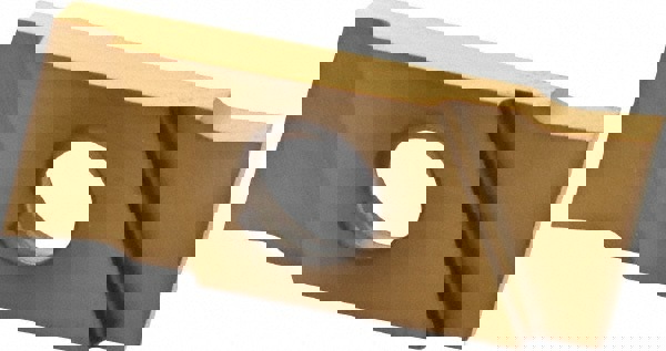 Cutoff Insert: GIE 7 GP 1.5 R R GOLD, Carbide, 1.5 mm Cutting Width