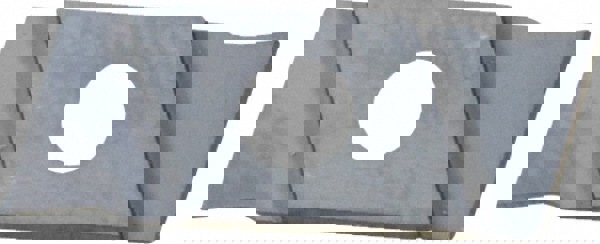 Cutoff Insert: GIE-7-GP-1.0 R-L C2, Carbide, 1 mm Cutting Width