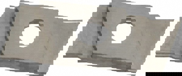 Cutoff Insert: GIE-7-GP-1.0 R-R C2, Carbide, 1 mm Cutting Width