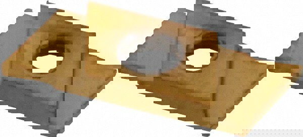 Cutoff Insert: GIE-7-GP-1.0 R-R GOLD, Carbide, 1 mm Cutting Width