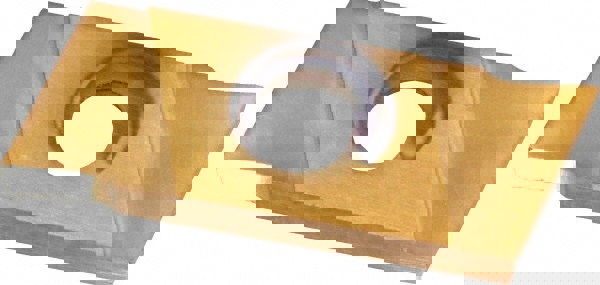 Cutoff Insert: GIE 7 GP 2.0 R R GOLD, Carbide, 2 mm Cutting Width