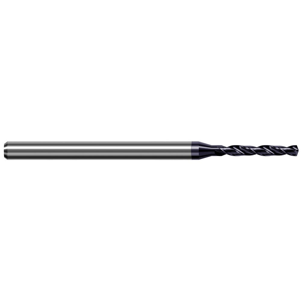 Micro Drill Bits; Drill Bit Size (Decimal Inch): 0.1200 ; Tool Material: Solid Carbide ; Flute Length (Decimal Inch): 0.8000 ; Coating/Finish: AlTiN ; Coolant Through: No ; Drill Point Angle: 140