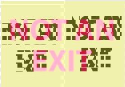 Security & Admittance Sign: Rectangle, 