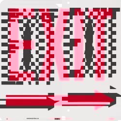 Exit, Rigid Plastic Exit Sign