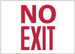 Exit Sign: 