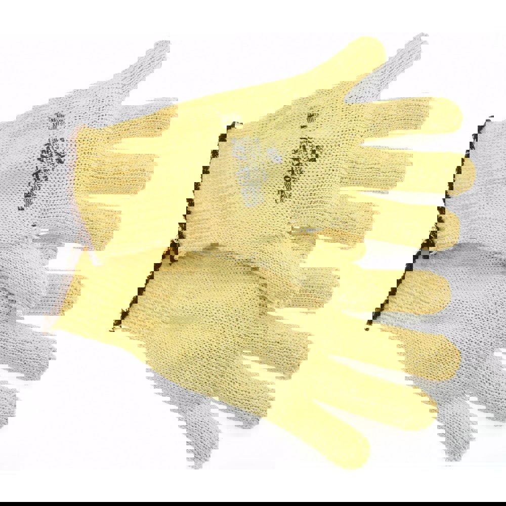 Cut & Abrasion-Resistant Gloves: Size L, ANSI Cut A4, Kevlar