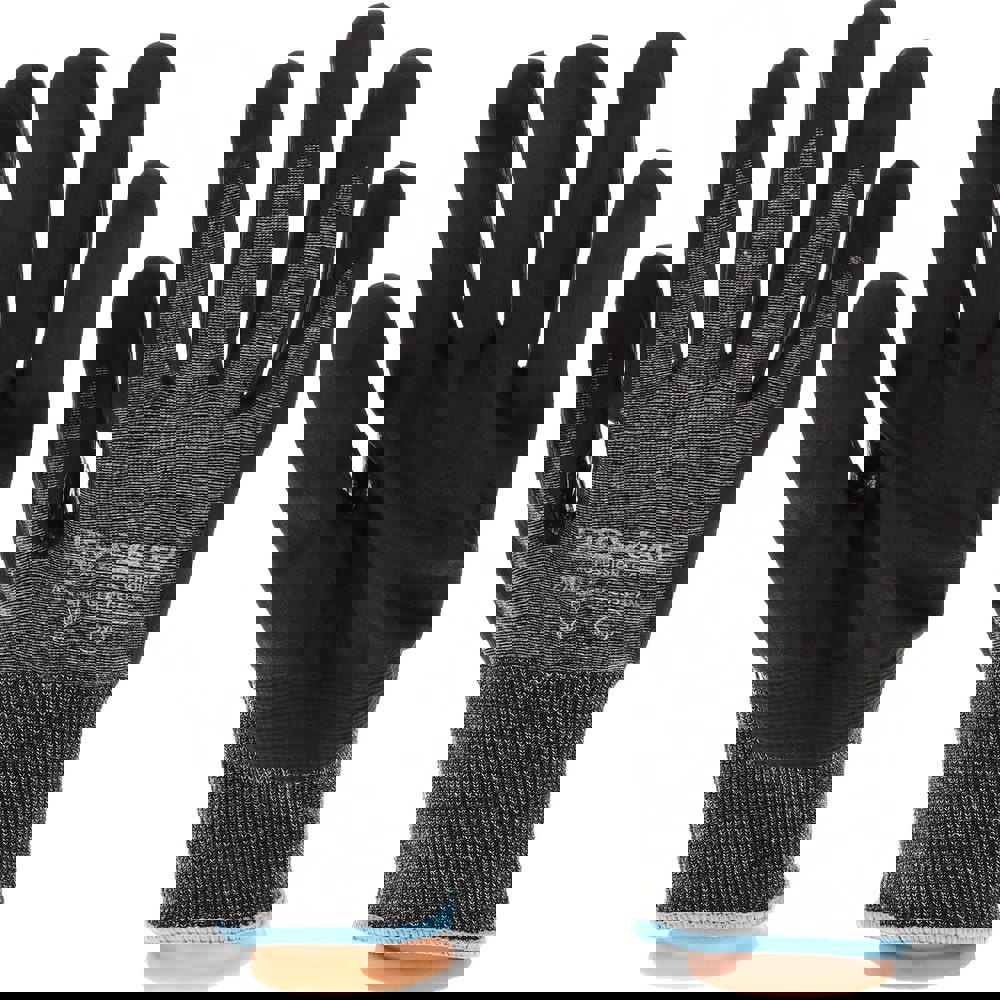 Cut & Abrasion-Resistant Gloves: Size 2XL, ANSI Cut A5, Polyurethane, ATA & HPPE