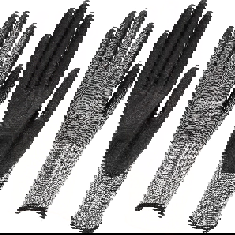 Cut & Abrasion-Resistant Gloves: Size XL, ANSI Cut A5, Polyurethane, ATA & HPPE