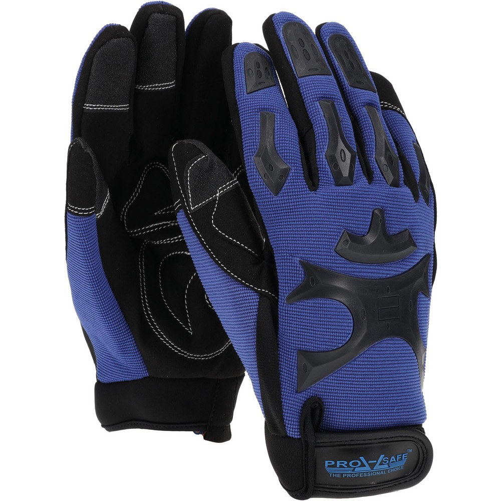 Work Gloves: PRO-SAFE Size 2X-Large, Not Lined, Synthetic Leather