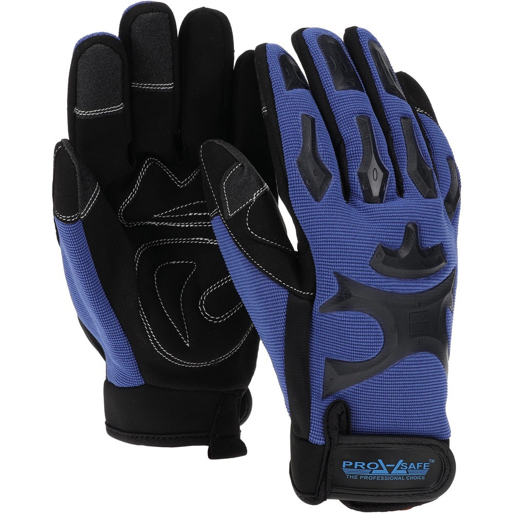 Work Gloves: PRO-SAFE Size X-Large, Not Lined, Synthetic Leather