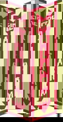 Fire Alarm, Acrylic Fire Sign