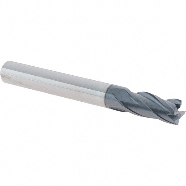 Square End Mill: 6.00 mm Dia, 4 Flute, Solid Carbide