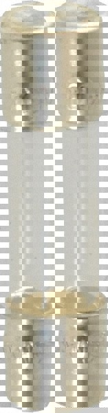 Cartridge Fast-Acting Fuse: 0.1 A, 20 mm OAL, 5 mm Dia