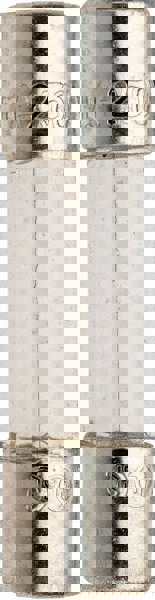 Cartridge Fast-Acting Fuse: 0.25 A, 20 mm OAL, 5 mm Dia