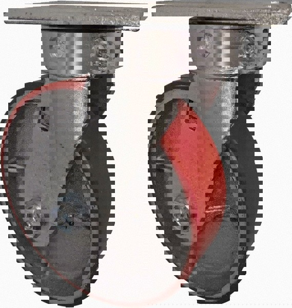 Swivel Top Plate Caster: Polyurethane, 8