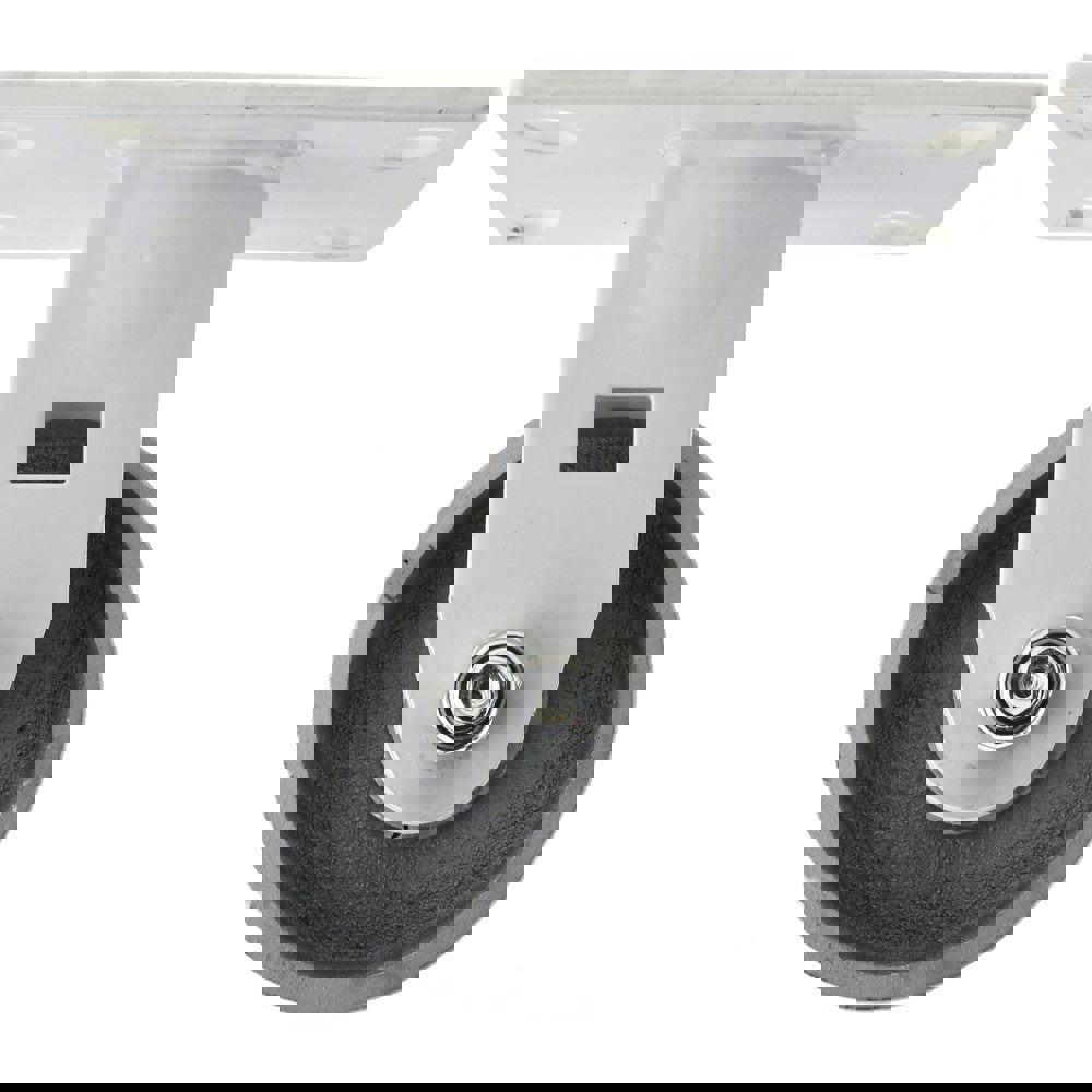 Rigid Top Plate Caster: Semi-Steel, 4