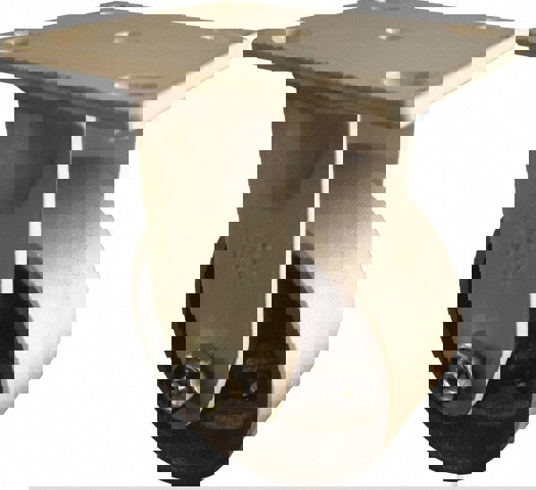 Rigid Top Plate Caster: Semi-Steel, 4