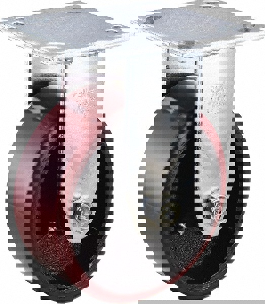 Rigid Top Plate Caster: Polyurethane, 5