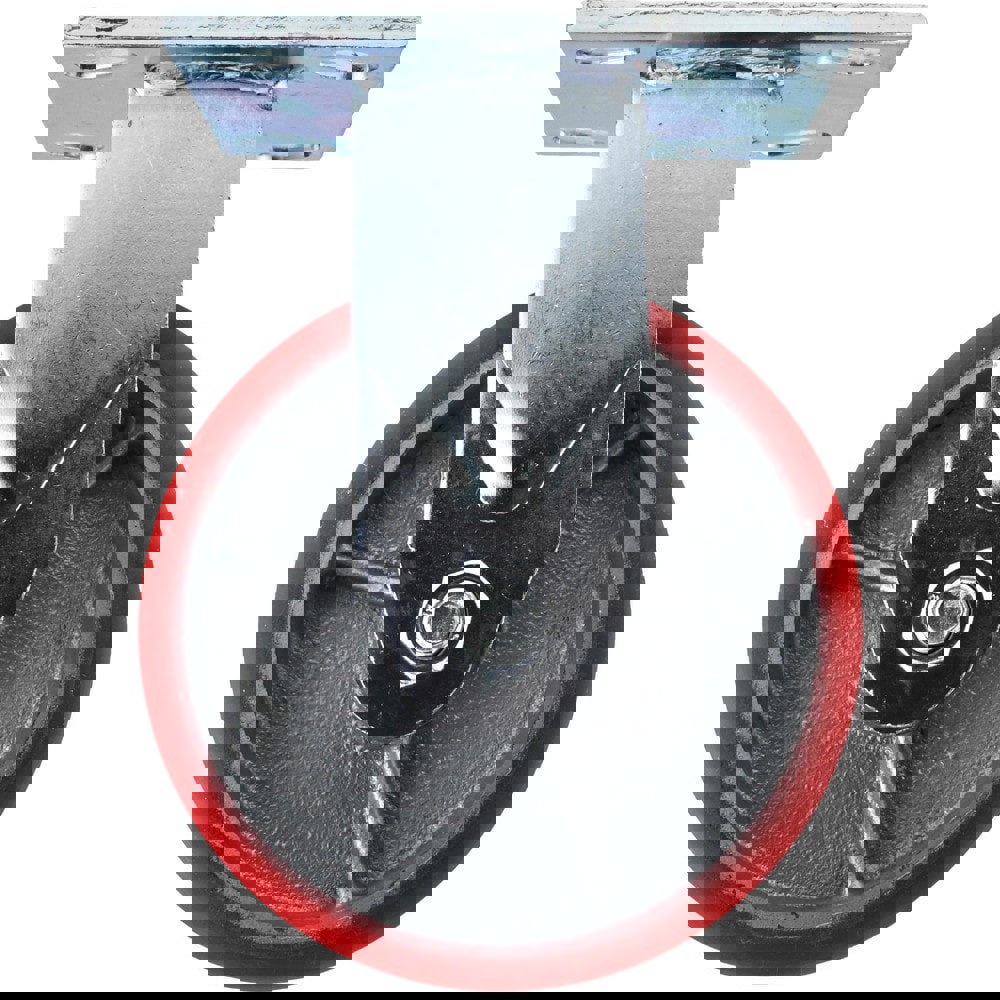 Rigid Top Plate Caster: Polyurethane, 5