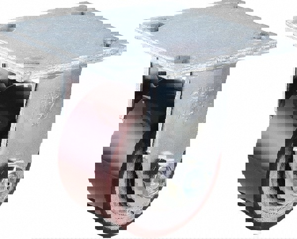 Rigid Top Plate Caster: Polyurethane, 3