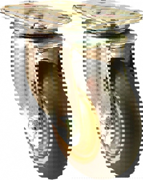 Rigid Top Plate Caster: Thermoplastic, 5