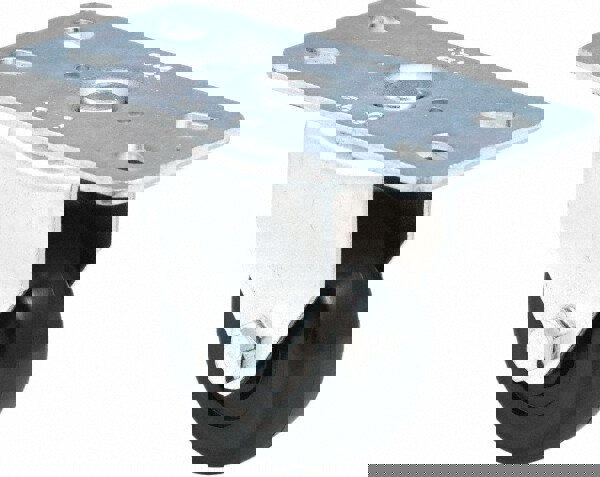 Rigid Top Plate Caster: Polypropylene, 5