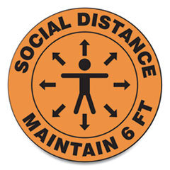 SIGN,SOCIAL DISTANCE 12IN