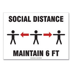 SIGN,SOCIAL DISTANCE 7X10