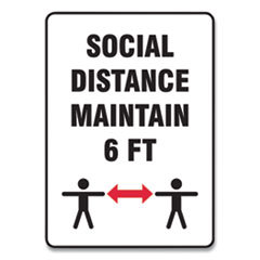 SIGN,SOCIAL DISTANCE 14X1