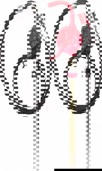 Hand-Operated Drum Pumps; Pump Type: Rotary Type Barrel ; Strokes Per Gallon: 16.000 ; Outlet Size (Inch): 3/4 ; Material: Cast Iron ; For Use With: Diesel; Heating Oils; Kerosene; Lubricating Oils Upto SAE 90; Motor Oil ; Drum Size: 15 to 55 gal