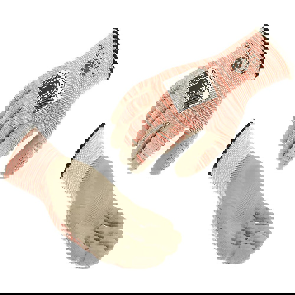 Cut, Puncture & Abrasive-Resistant Gloves: Size 2XS, ANSI Cut A1, ANSI Puncture 2, Polyurethane, Nylon Blend