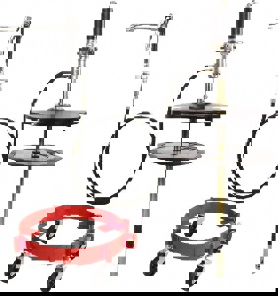 Air-Operated Pump: 38.8 oz/min, Grease Lubrication, Aluminum & Steel