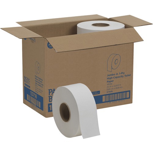 TISSUE,1PLY,BATH,JMBJR,WE