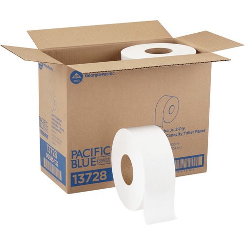 TISSUE,2PLY,BATH,JMBJR,WE