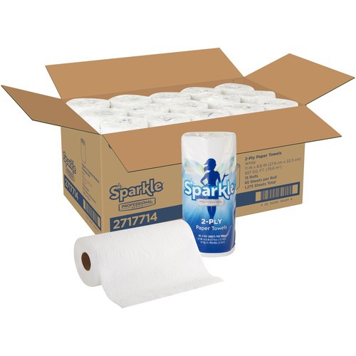 TOWEL,2PLY,PRT,WH