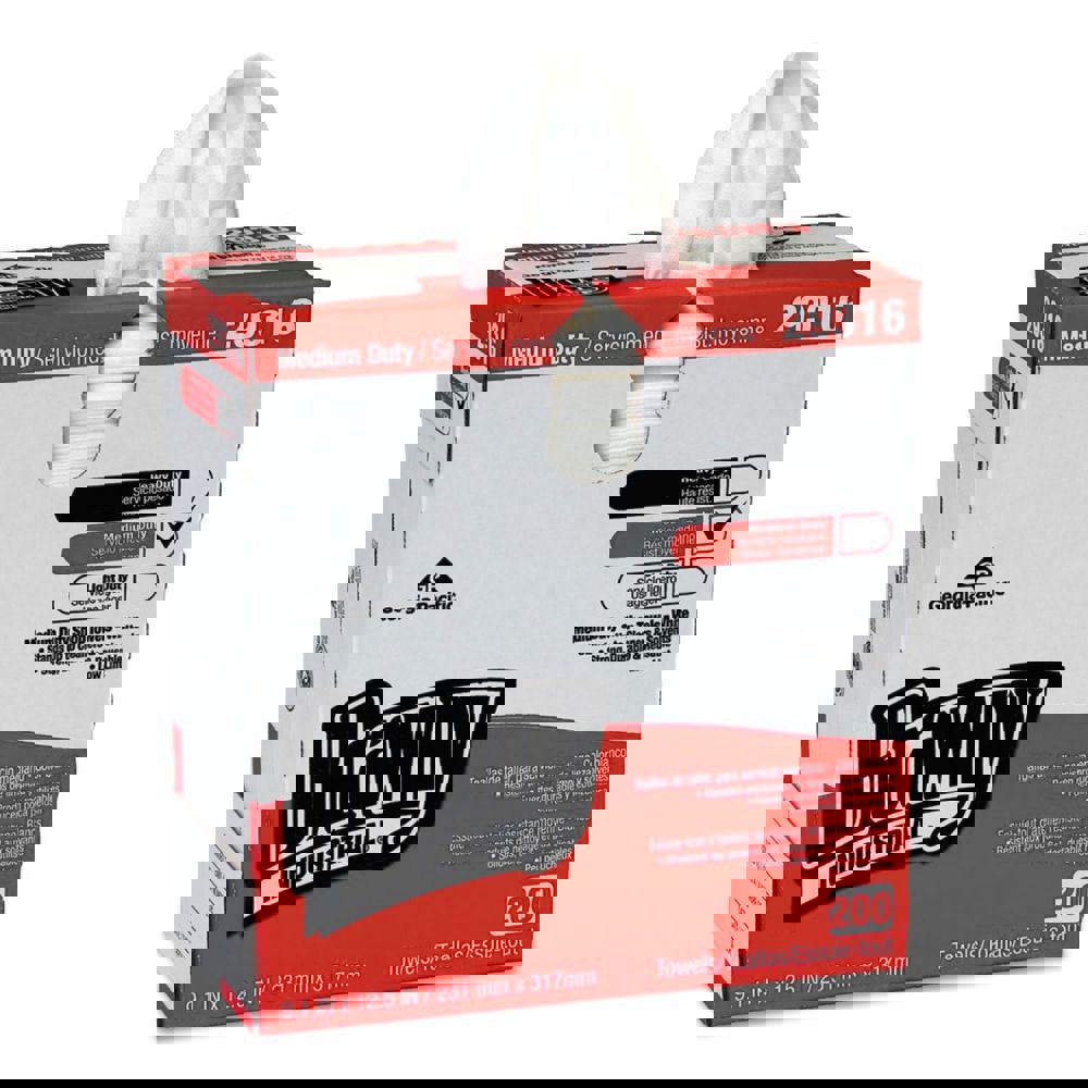 WIPES,BRAWNY,LT WGT,10,WH