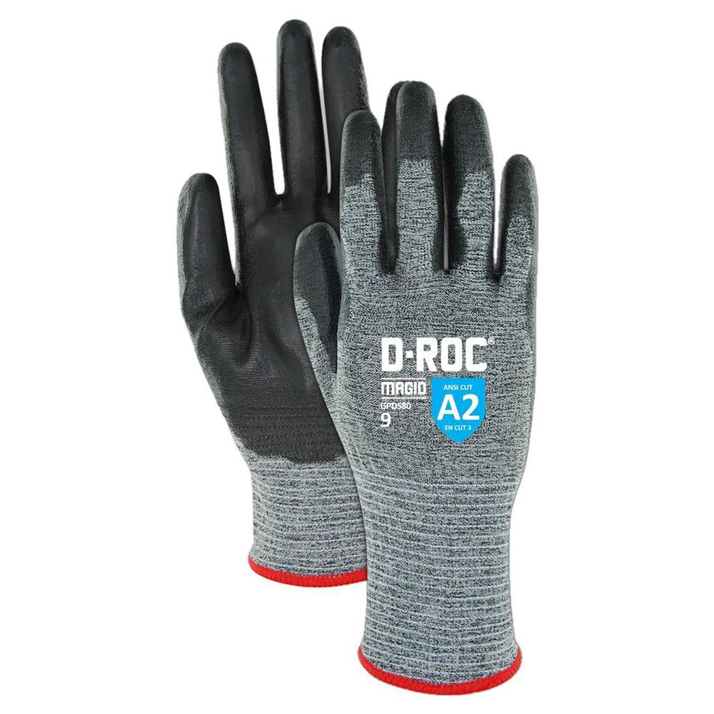 Cut & Abrasion-Resistant Gloves: Size XL, ANSI Cut A2, Hyperon Blend