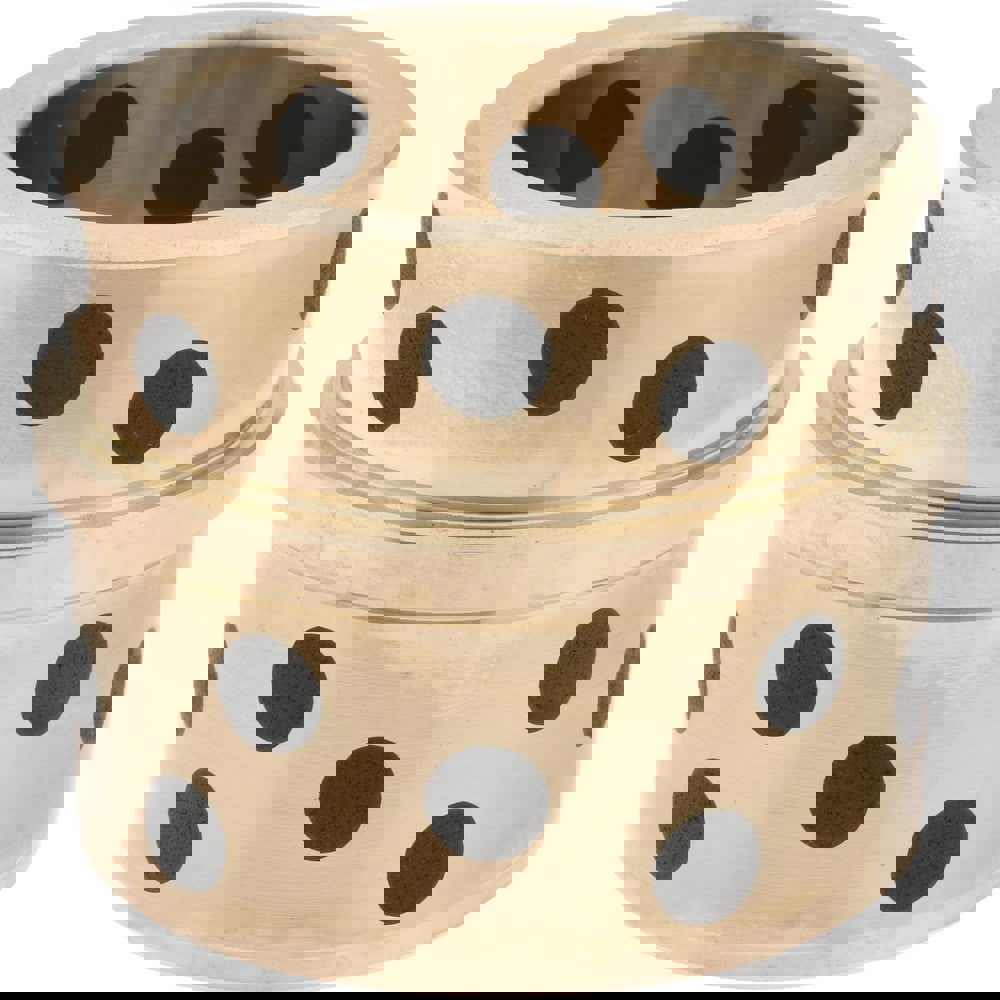 Die & Mold Straight Bushings; Material: Solid Bronze; Inside Diameter: 1.501 in; Inside Diameter (Decimal Inch): 1.501 in; Body Diameter: 2.0005 in; Attachment Method: Press-Fit; Lubrication Type: Self-Lubricating; Bushing Type: Guided Ejector