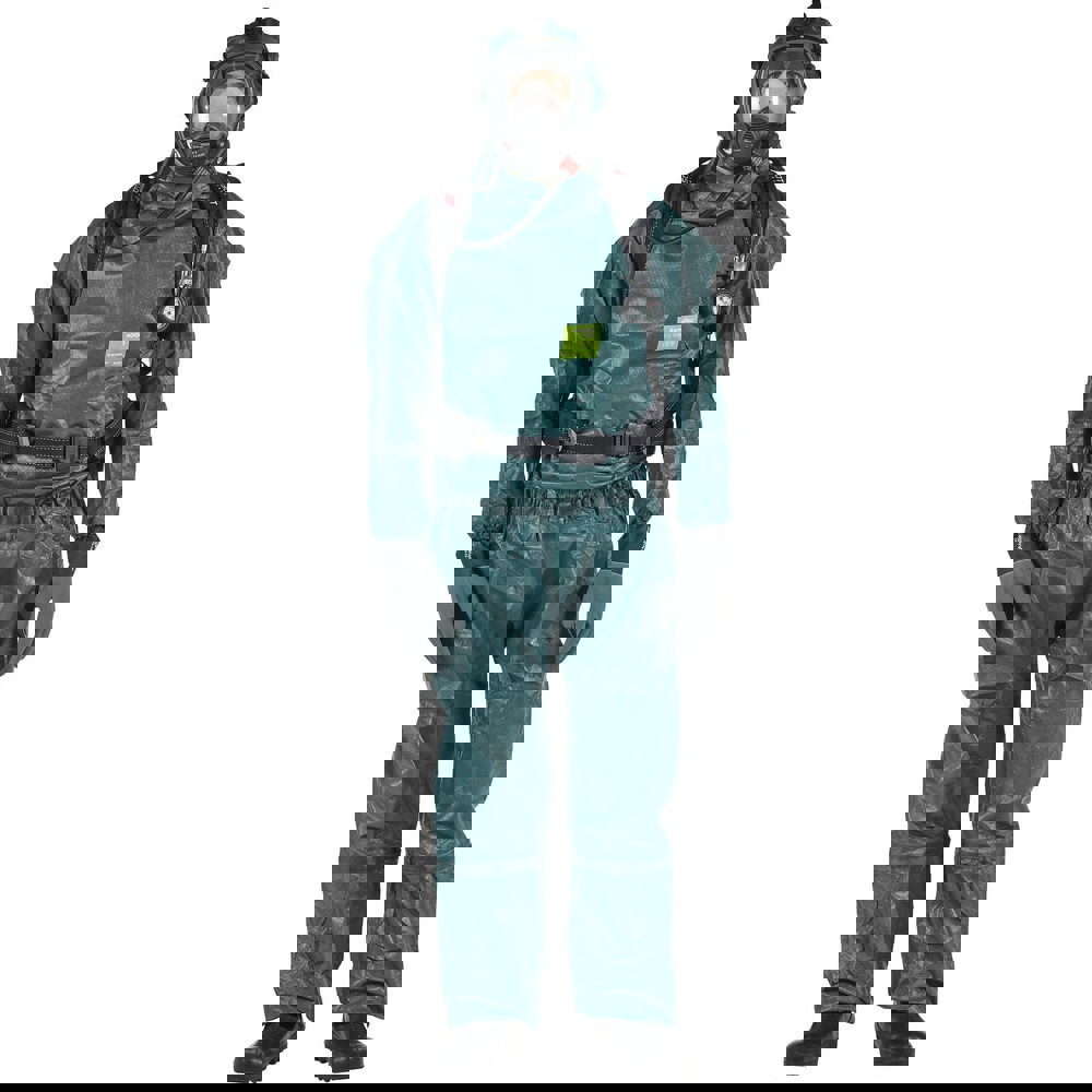 Disposable & Chemical Resistant Coveralls; Garment Type: Chemical-Resistant ; Garment Style: Coveralls ; Size: Medium ; Material: Multi-Layer Non-Woven Barrier Laminate Fabric ; Closure Type: Zipper ; Number Of Pockets: 0.000