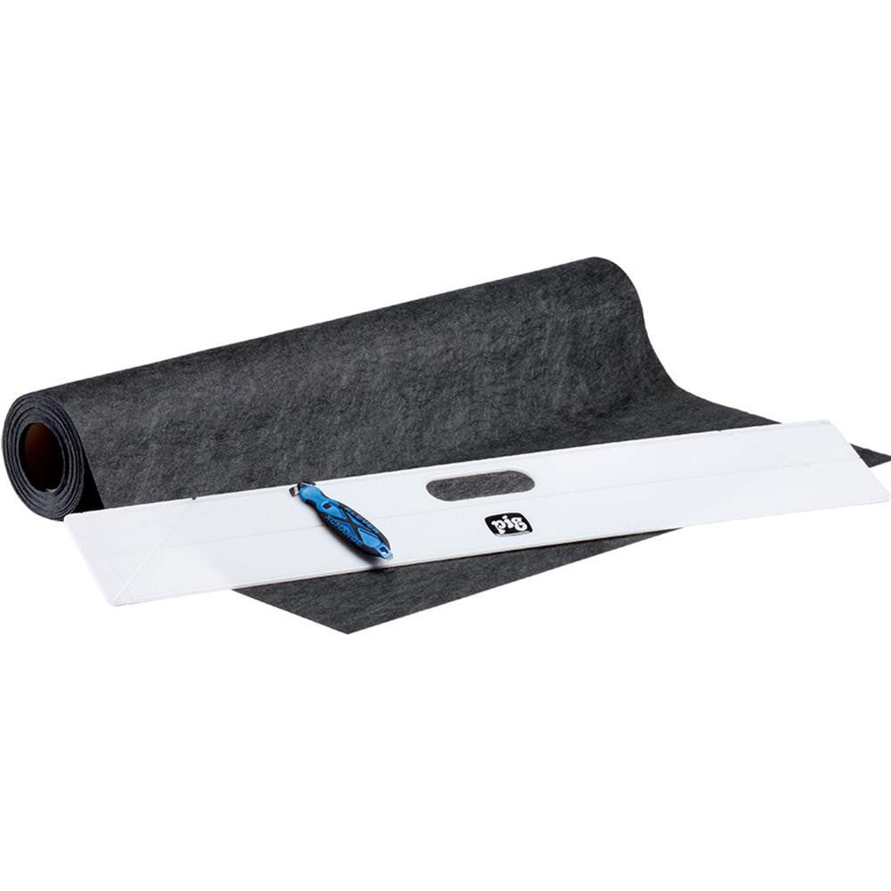 Grippy Floor Mat: 25' Long, 36' Wide, Polypropylene Surface