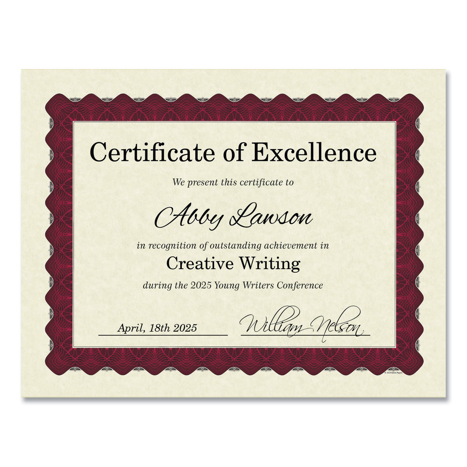 PAPER,PARCH,CERTIFICATE