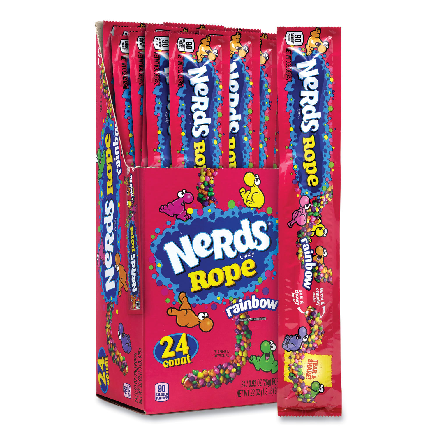 CANDY,NERDS RAINBW,24CT