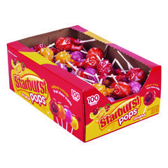 CANDY,STRBRST POPS,100CT