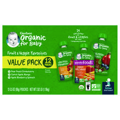 FOOD,GRBR BABY PCH,12CT
