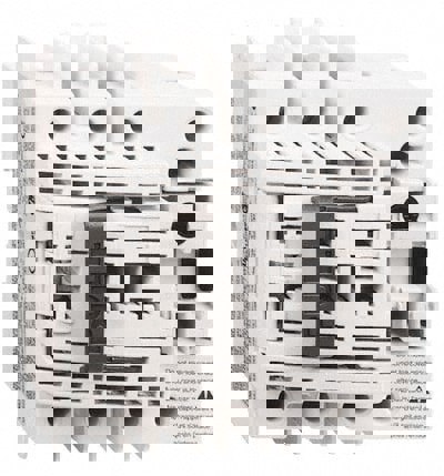 3 Pole, 600 VAC, 30 Amp, Pressure Plate and DIN Rail Mount Fuse Holder